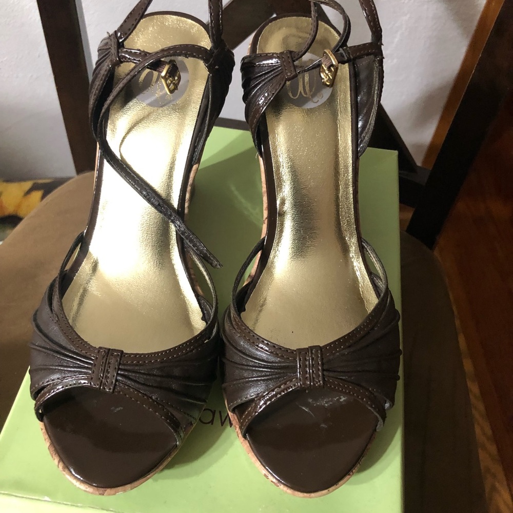 Donna Lawrence Brown wedge